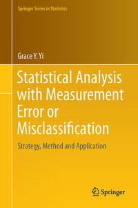 Vorderes Coverbild Statistical Analysis with Measurement Error or Misclassification