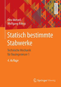 Vorderes Coverbild Statisch bestimmte Stabwerke