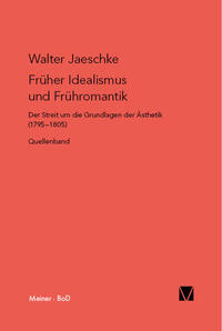 Vorderes Coverbild Früher Idealismus und Frühromantik