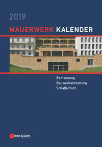 Vorderes Coverbild Mauerwerk-Kalender / Mauerwerk-Kalender 2019