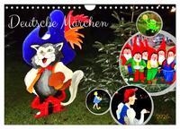 Vorderes Coverbild Deutsche Märchen (Wandkalender 2025 DIN A4 quer), CALVENDO Monatskalender