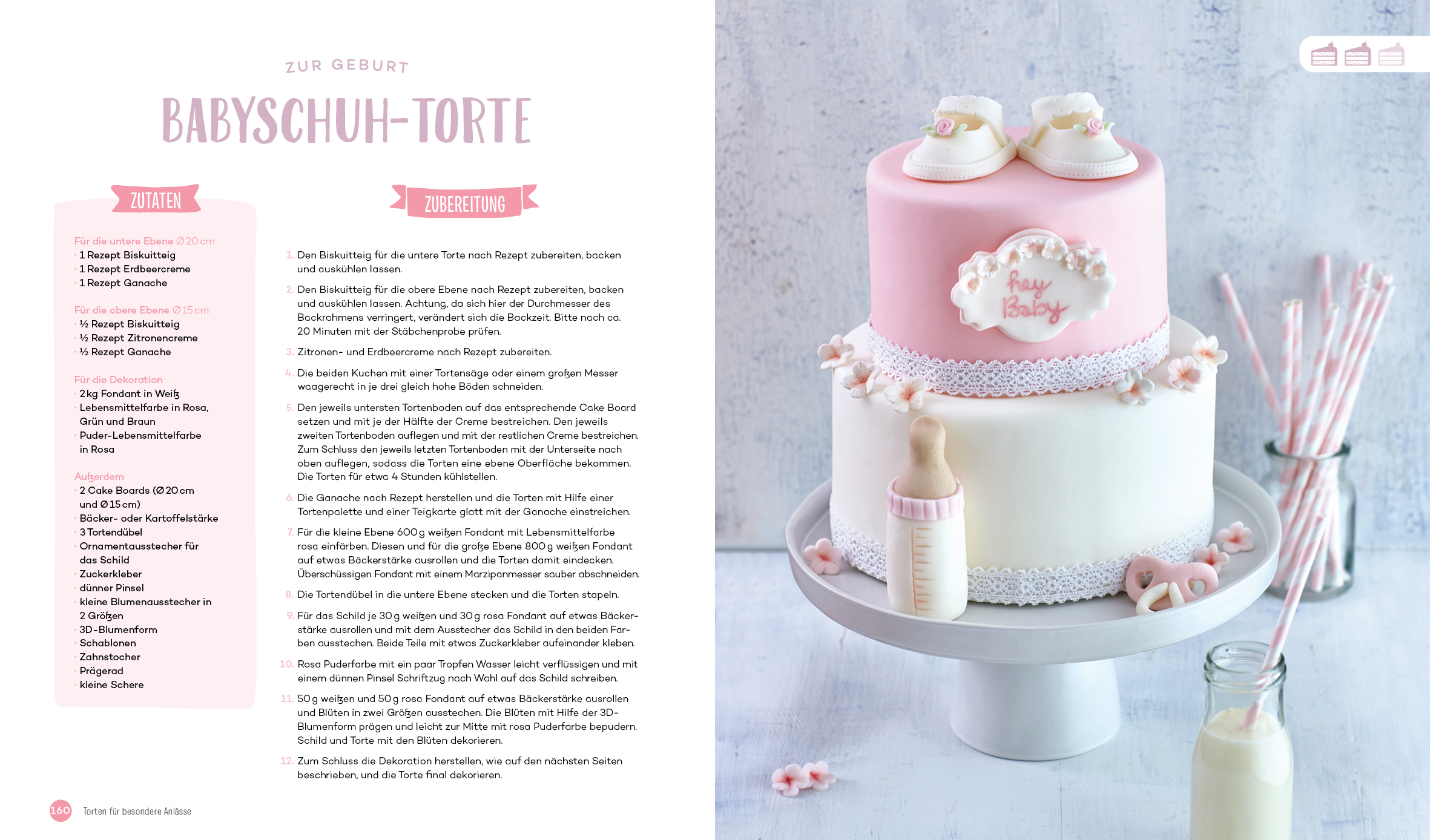 Beispielinhalt (Bild) Fondant-Träume: Motivtorten backen