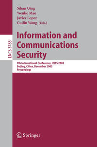 Vorderes Coverbild Information and Communications Security