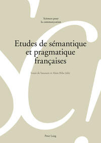 Vorderes Coverbild Etudes de sémantique et pragmatique françaises