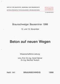 Vorderes Coverbild Beton auf neuen Wegen