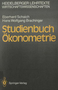 Vorderes Coverbild Studienbuch Ökonometrie