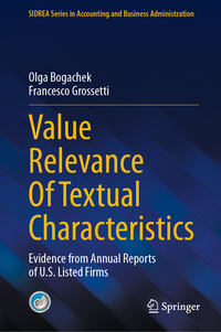 Vorderes Coverbild Value Relevance Of Textual Characteristics