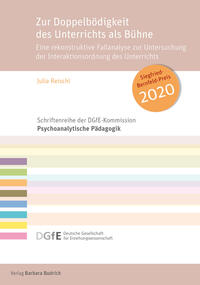 Vorderes Coverbild Zur Doppelbödigkeit des Unterrichts als Bühne