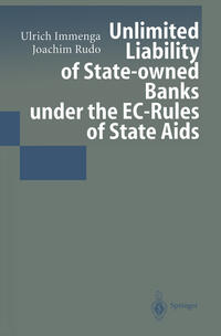 Vorderes Coverbild Unlimited Liability of State-owned Banks under the EC-Rules of State Aids