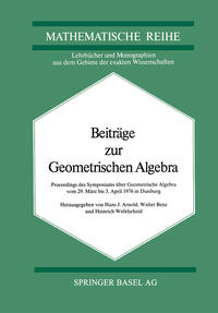 Vorderes Coverbild Beiträge zur Geometrischen Algebra