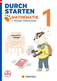 Vorderes Coverbild Durchstarten. Ausgerechnet mit Diego! Mathematik 1. Klasse Volksschule