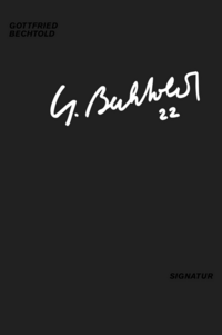 Vorderes Coverbild G. BECHTOLD 22