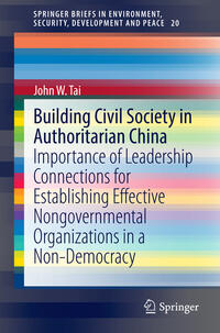 Vorderes Coverbild Building Civil Society in Authoritarian China
