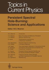 Vorderes Coverbild Persistent Spectral Hole-Burning: Science and Applications