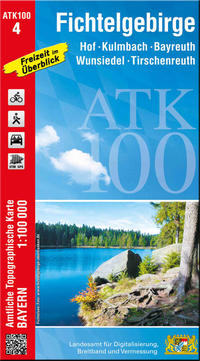Vorderes Coverbild ATK100-4 Fichtelgebirge (Amtliche Topographische Karte 1:100000)