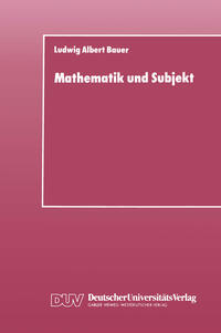 Vorderes Coverbild Mathematik und Subjekt