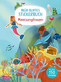 Vorderes Coverbild Mein buntes Stickerbuch: Meerjungfrauen