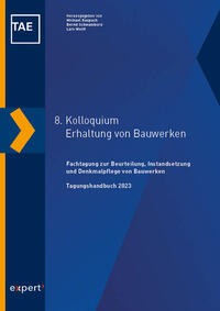 Vorderes Coverbild 8. Kolloquium Erhaltung von Bauwerken