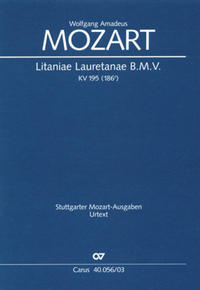 Vorderes Coverbild Litaniae Lauretanae B.M.V. in D (Klavierauszug)