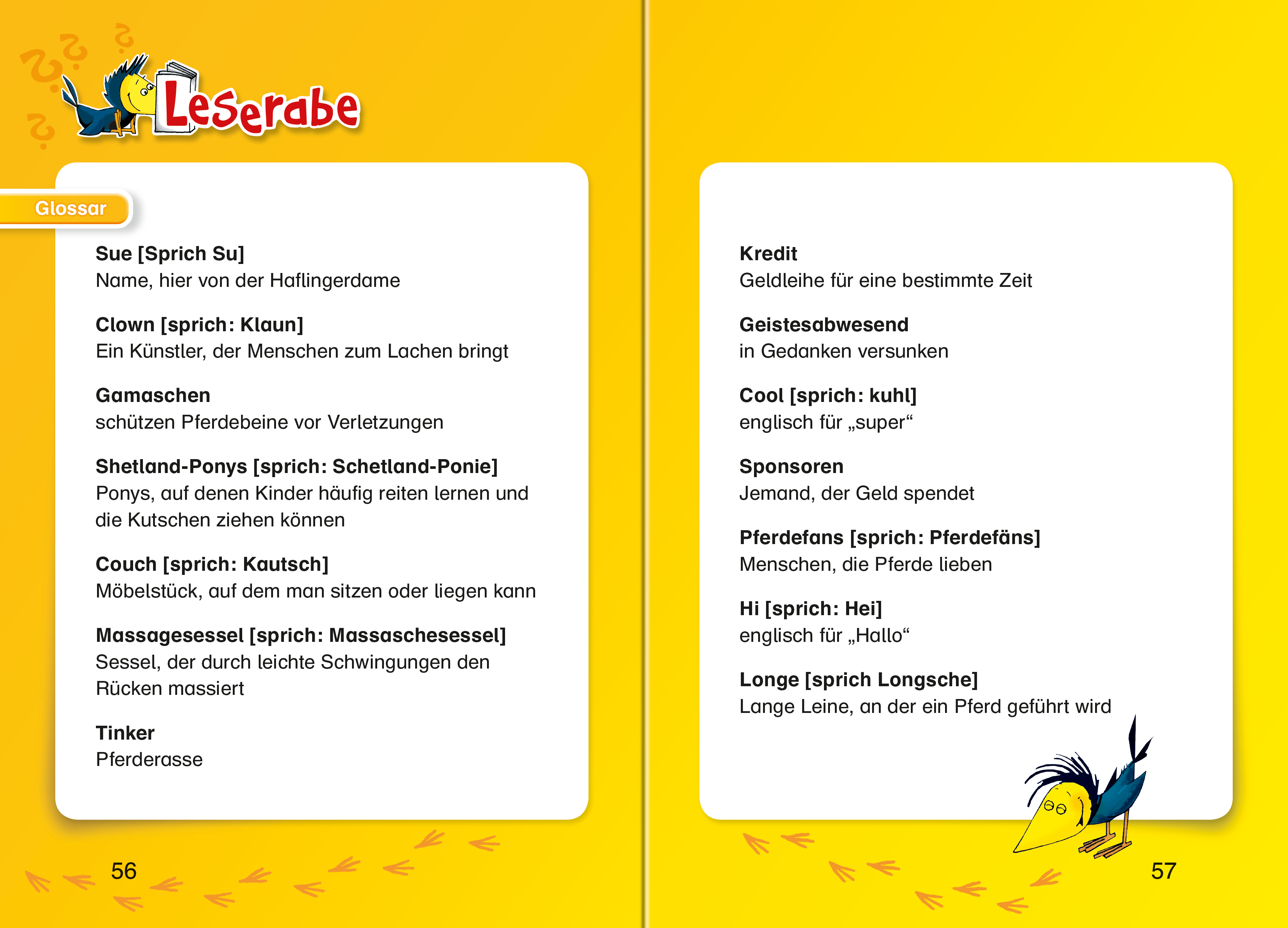 Beispielinhalt (Bild) Leserabe 3. Lesestufe, Band 3 - Die Hufeisenbande
