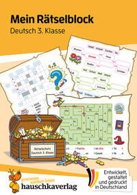 Vorderes Coverbild Mein Rätselblock Deutsch 3. Klasse
