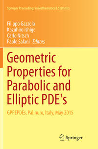 Vorderes Coverbild Geometric Properties for Parabolic and Elliptic PDE's