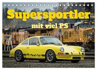 Vorderes Coverbild Supersportler mit viel PS (Tischkalender 2026 DIN A5 quer), CALVENDO Monatskalender