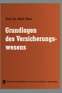 Vorderes Coverbild Grundlagen des Versicherungswesens