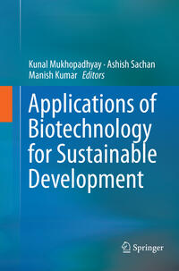 Vorderes Coverbild Applications of Biotechnology for Sustainable Development