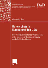 Vorderes Coverbild Datenschutz in Europa und den USA