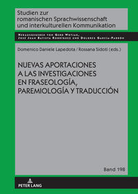 Vorderes Coverbild Nuevas aportaciones a las investigaciones en fraseología, paremiología y traducción