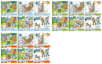 Vorderes Coverbild Paket – Mats, Mila und Molli – Komplettbezug, Heft 7–12, Schwierigkeitsstufe A, B, C