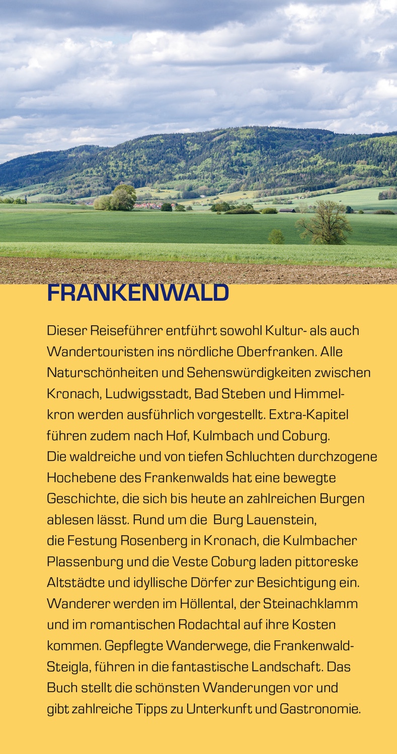 Beispielinhalt (Bild) TRESCHER Reiseführer Frankenwald