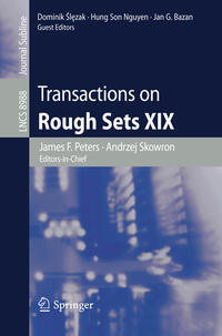 Vorderes Coverbild Transactions on Rough Sets XIX