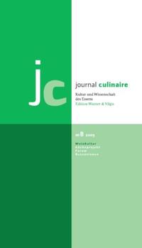 Vorderes Coverbild journal culinaire. Kultur und Wissenschaft des Essens
