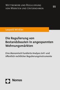 Vorderes Coverbild Die Regulierung von Bestandsbauten in angespannten Wohnungsmärkten