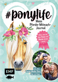 Vorderes Coverbild # ponylife – Mein Pferde-Mitmach-Journal von den Social-Media-Stars Lia und Lea