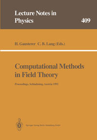 Vorderes Coverbild Computational Methods in Field Theory