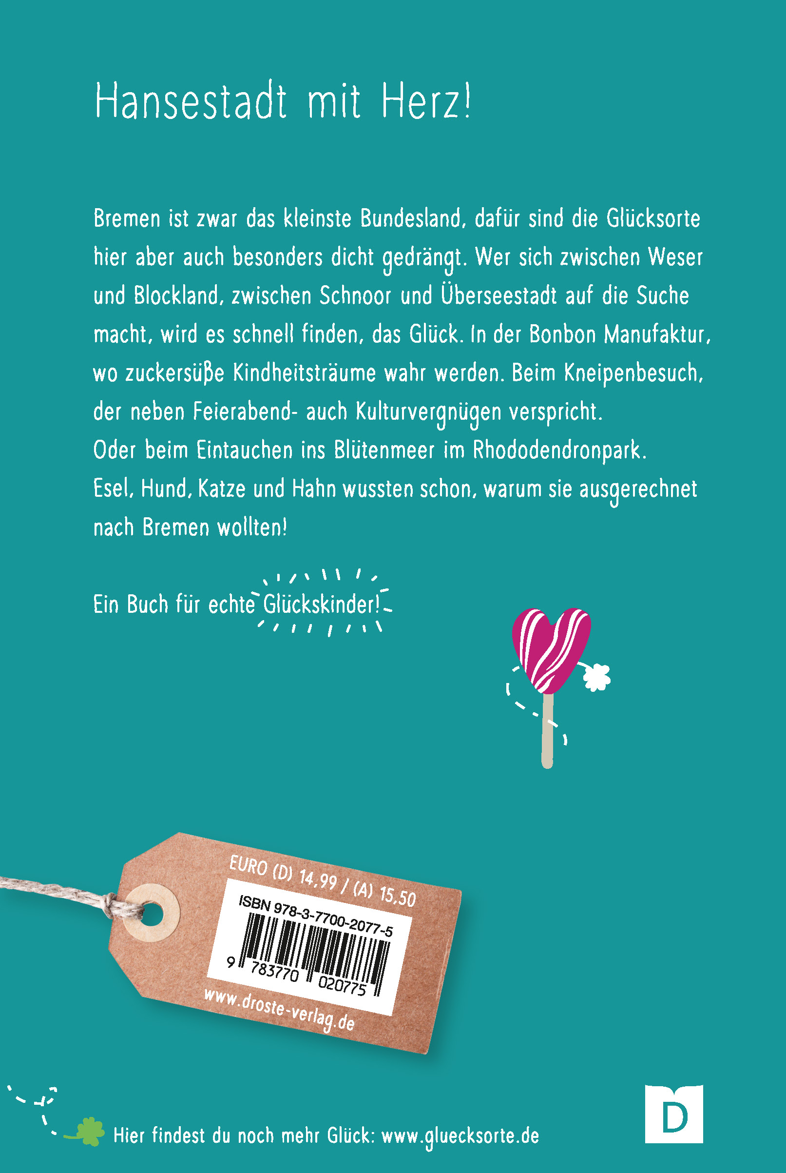 Rückseitencover Glücksorte in Bremen