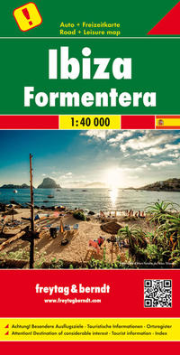 Vorderes Coverbild Ibiza - Formentera, Autokarte 1:40.000