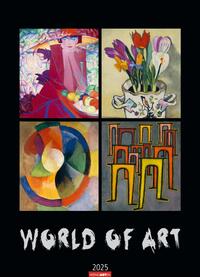 Vorderes Coverbild World of Art Kalender 2025