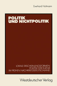 Vorderes Coverbild Politik und Nichtpolitik