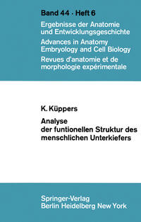 Vorderes Coverbild Analyse der funktionellen Struktur des menschlichen Unterkiefers