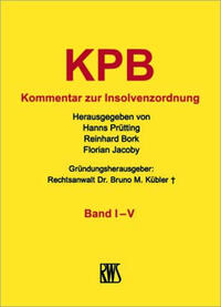 Vorderes Coverbild InsO - Kommentar zur Insolvenzordnung