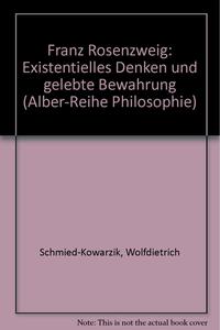 Vorderes Coverbild Franz Rosenzweig