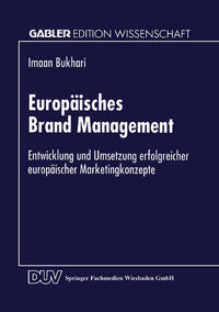 Vorderes Coverbild Europäisches Brand Management