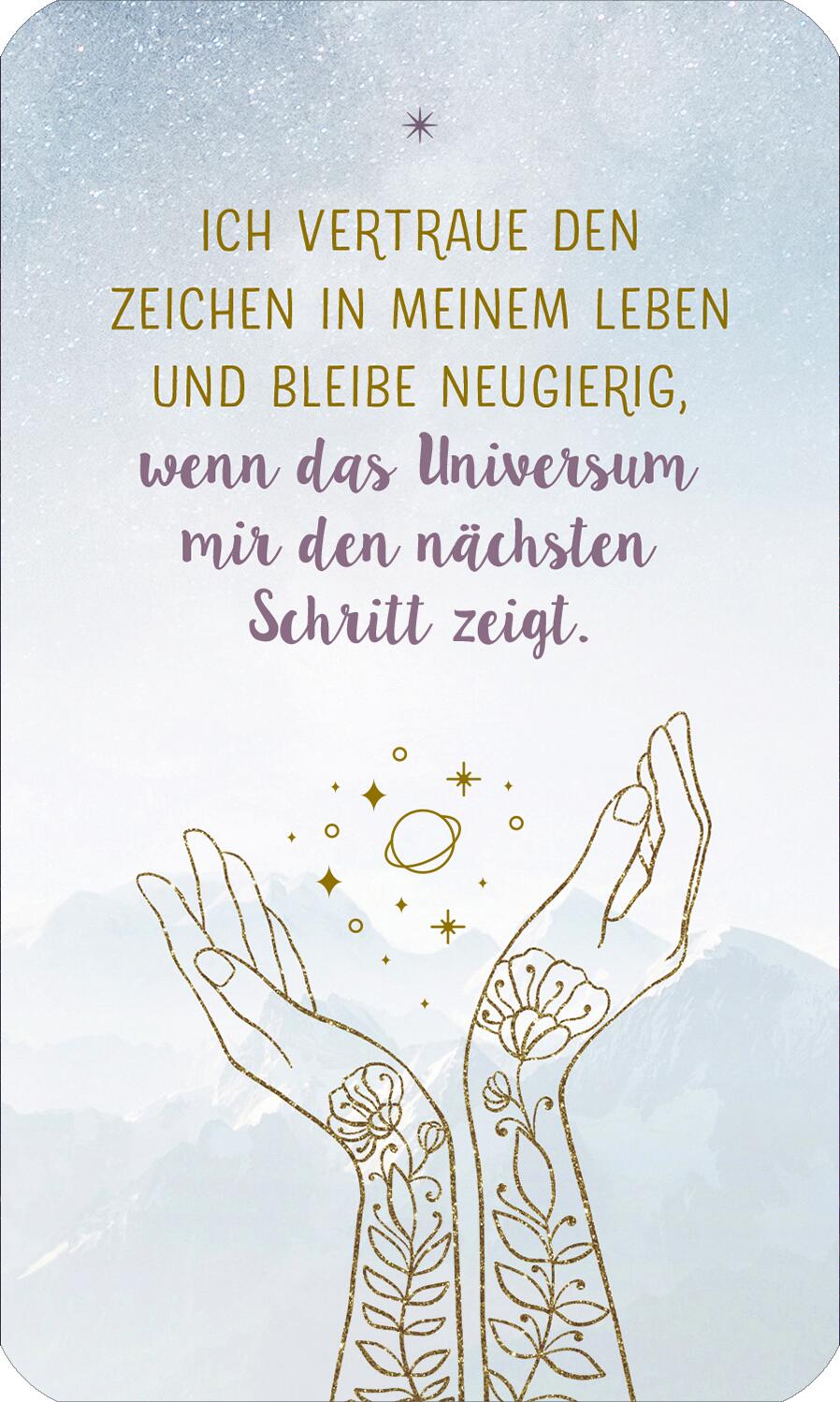 Beispielinhalt (Bild) Herzenswünsche ans Universum