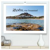 Vorderes Coverbild Rhodos, eine Sonneninsel (hochwertiger Premium Wandkalender 2025 DIN A2 quer), Kunstdruck in Hochglanz
