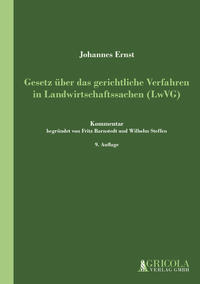 Vorderes Coverbild Gesetz über das gerichtliche Verfahren in Landwirtschaftssachen (LwVG)