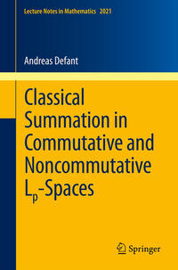 Vorderes Coverbild Classical Summation in Commutative and Noncommutative Lp-Spaces